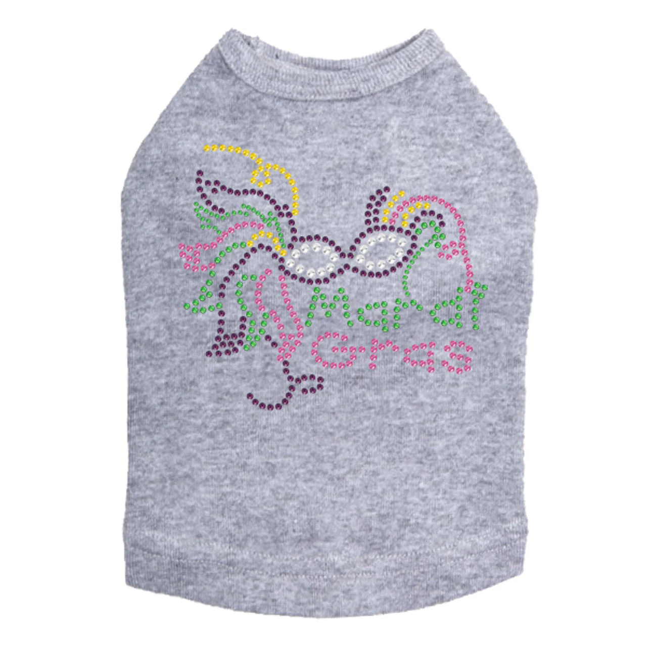 Mardi Gras Mask 5 - Dog Tank - Image 17