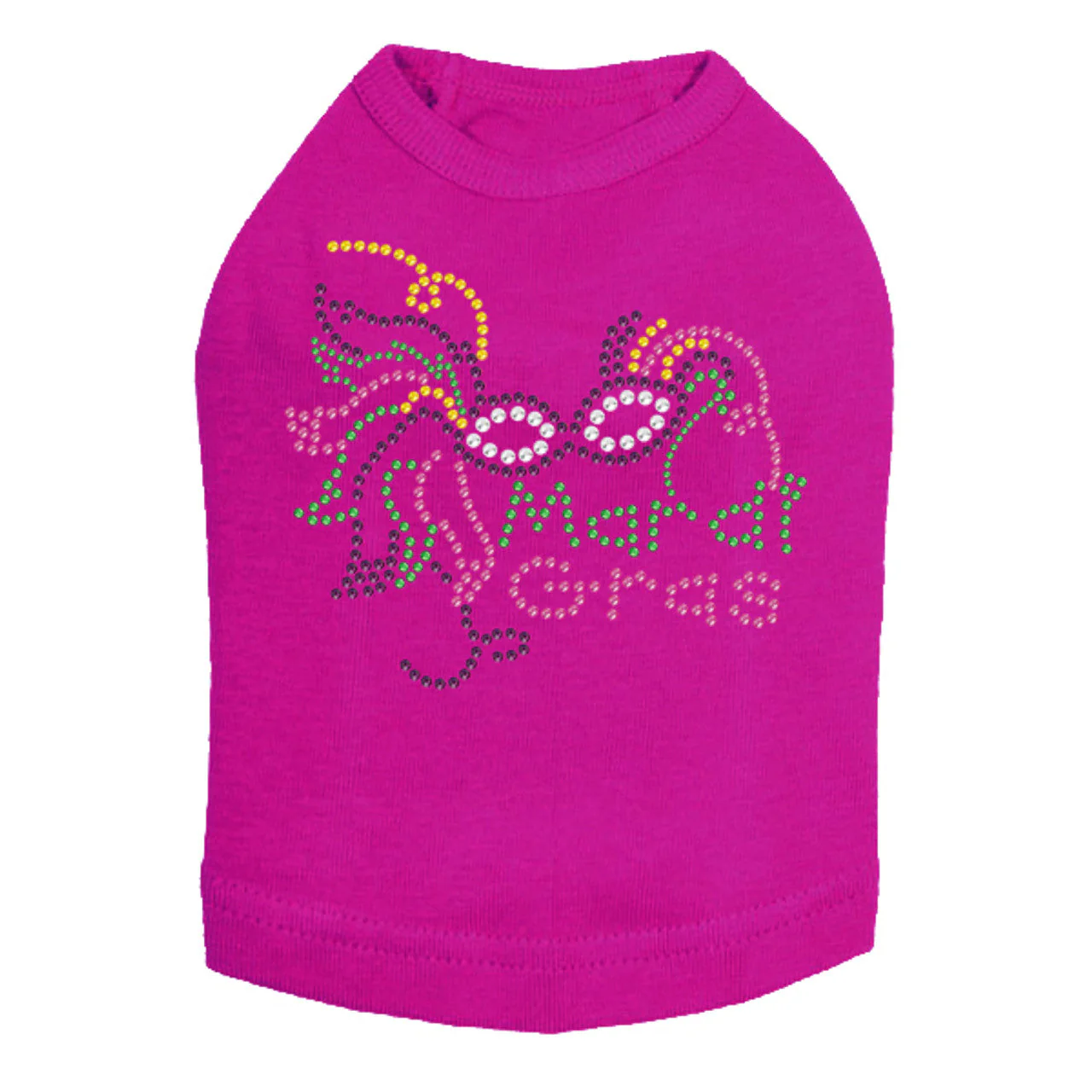 Mardi Gras Mask 5 - Dog Tank - Image 8