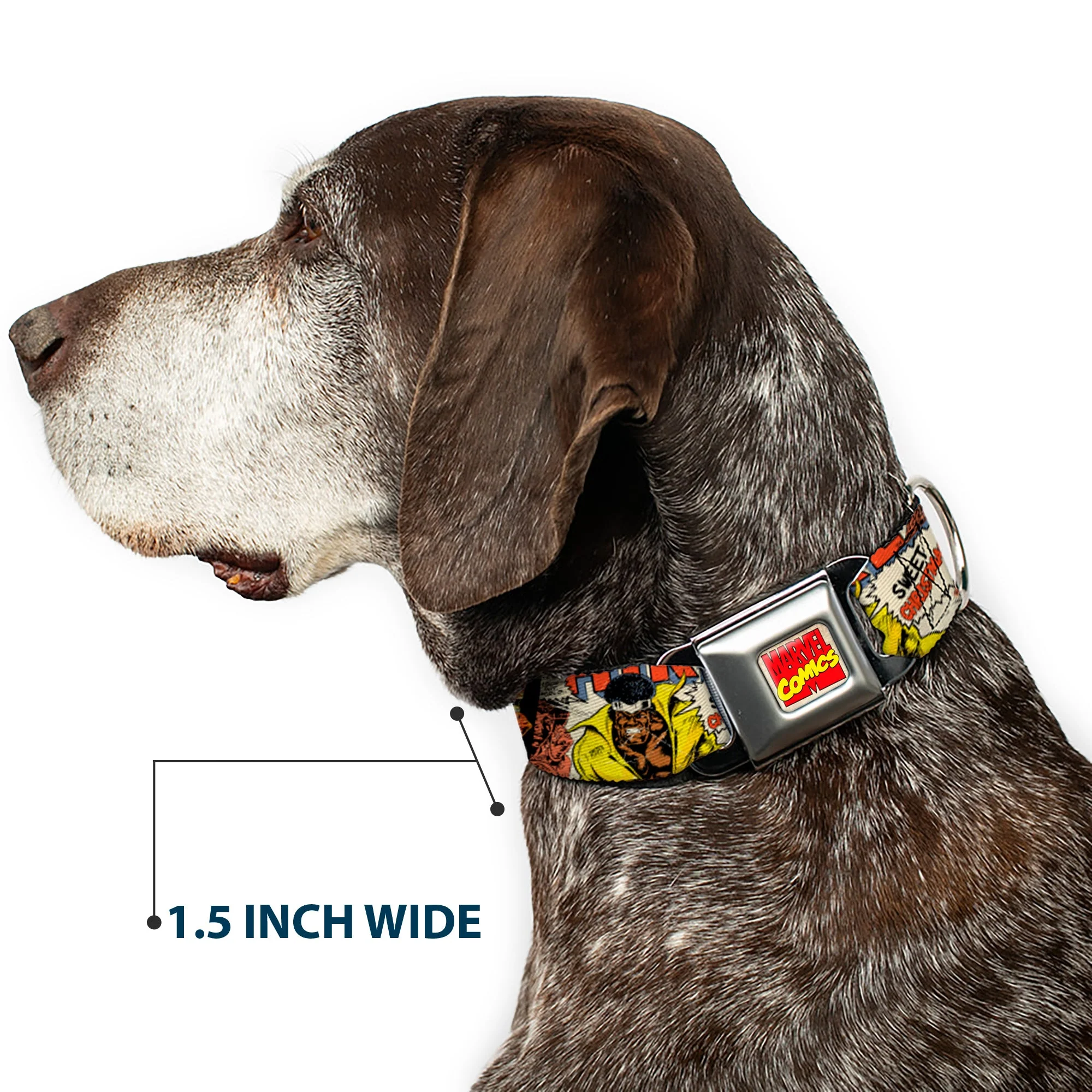 Marvel Comics Logo Full Color Seatbelt Buckle Collar - 5-Classic Luke Cage Comic Scene Blocks - Image 7