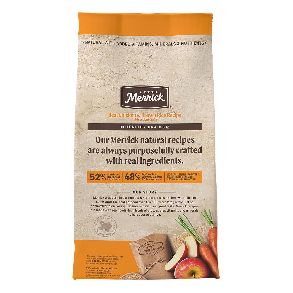 Merrick Classic Healthy Grains Chicken and Brown Rice Dry Dog Food - Image 2