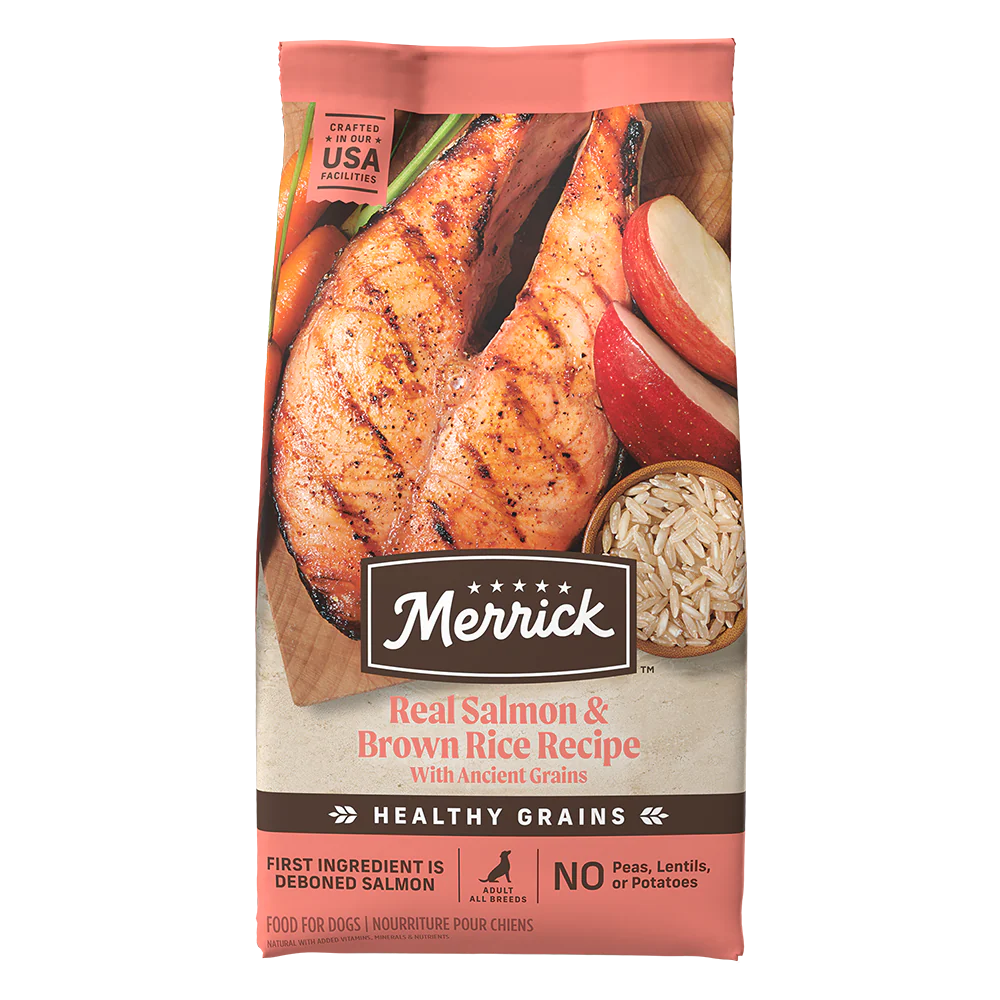 Merrick Classic Healthy Grains Salmon and Brown Rice Dry Dog Food