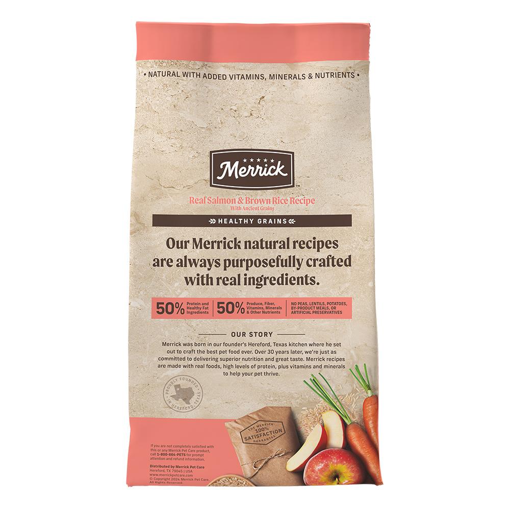 Merrick Classic Healthy Grains Salmon and Brown Rice Dry Dog Food - Image 2