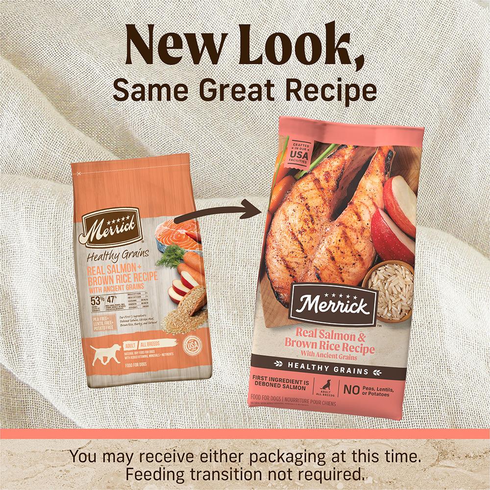Merrick Classic Healthy Grains Salmon and Brown Rice Dry Dog Food - Image 3