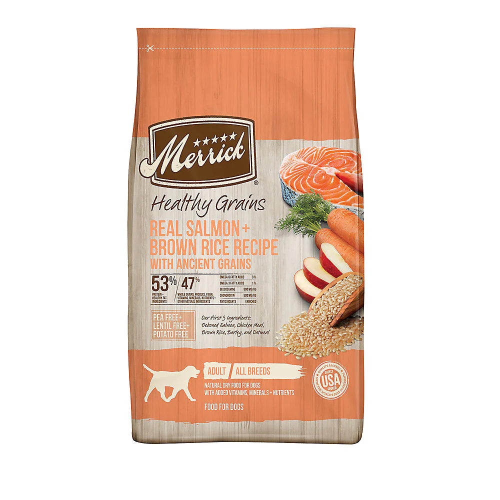 Merrick Classic Healthy Grains Salmon and Brown Rice Dry Dog Food - Image 4