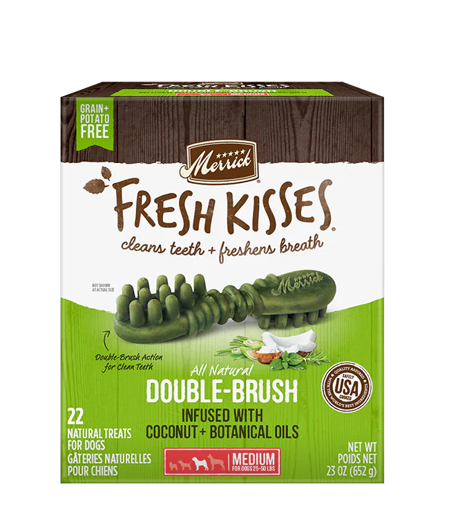 Merrick Fresh Kisses Coconut Dental Treats For Medium Dogs (23oz) (22Ct)