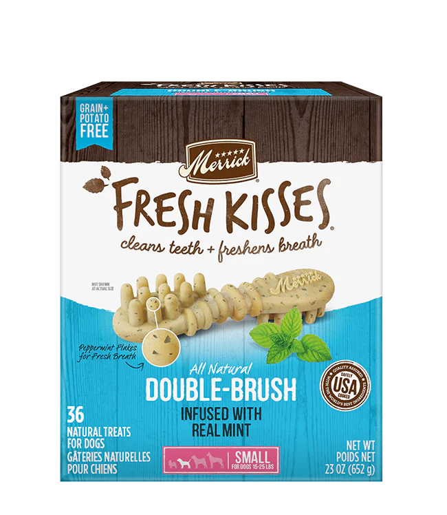 Merrick Fresh Kisses Mint Dental Treats For Small Dogs (23oz) (36Ct)