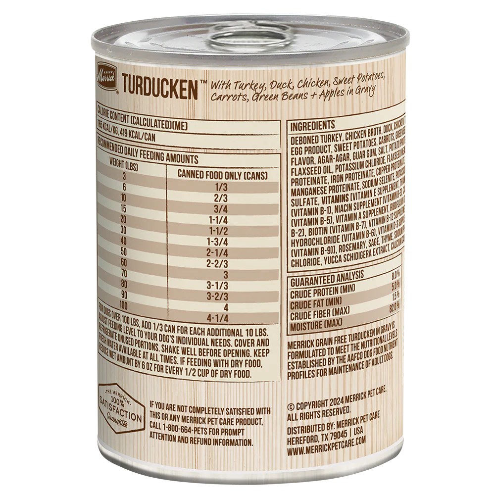 Merrick Grain Free Turducken Wet Dog Food (12.7oz) - Image 2