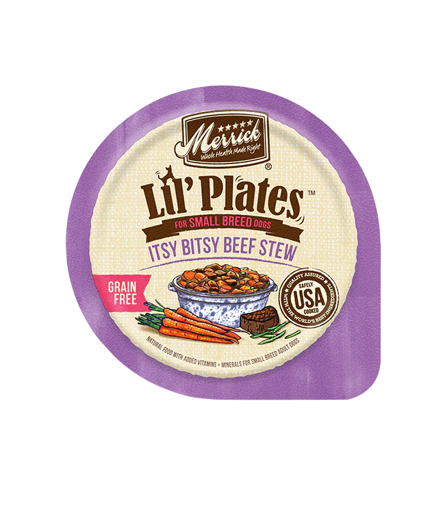 Merrick Lil Plates Grain Free Itsy Bitsy Beef Stew Wet Dog Food (3.5oz)
