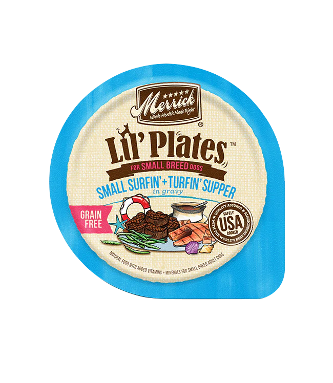 Merrick Lil Plates Grain Free Small Surfin and Turfin Wet Dog Food (3.5oz)