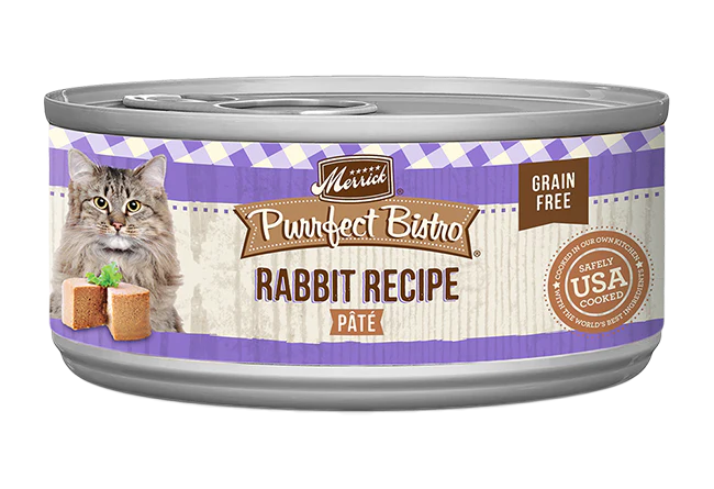 Merrick Purrfect Bistro Grain Free Adult Rabbit Pate Cat Food