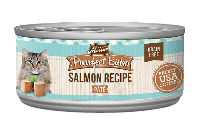 Merrick Purrfect Bistro Grain Free Adult Salmon Pate Cat Food (3oz)