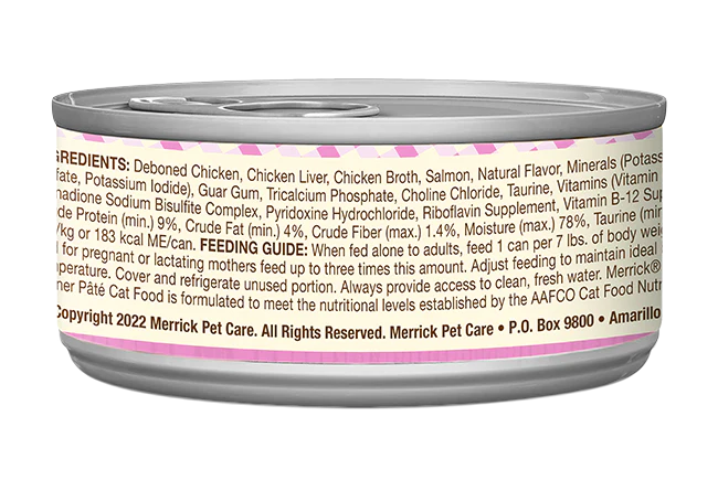 Merrick Purrfect Bistro Grain Free Kitten Chicken Pate Cat Food (3oz) - Image 2