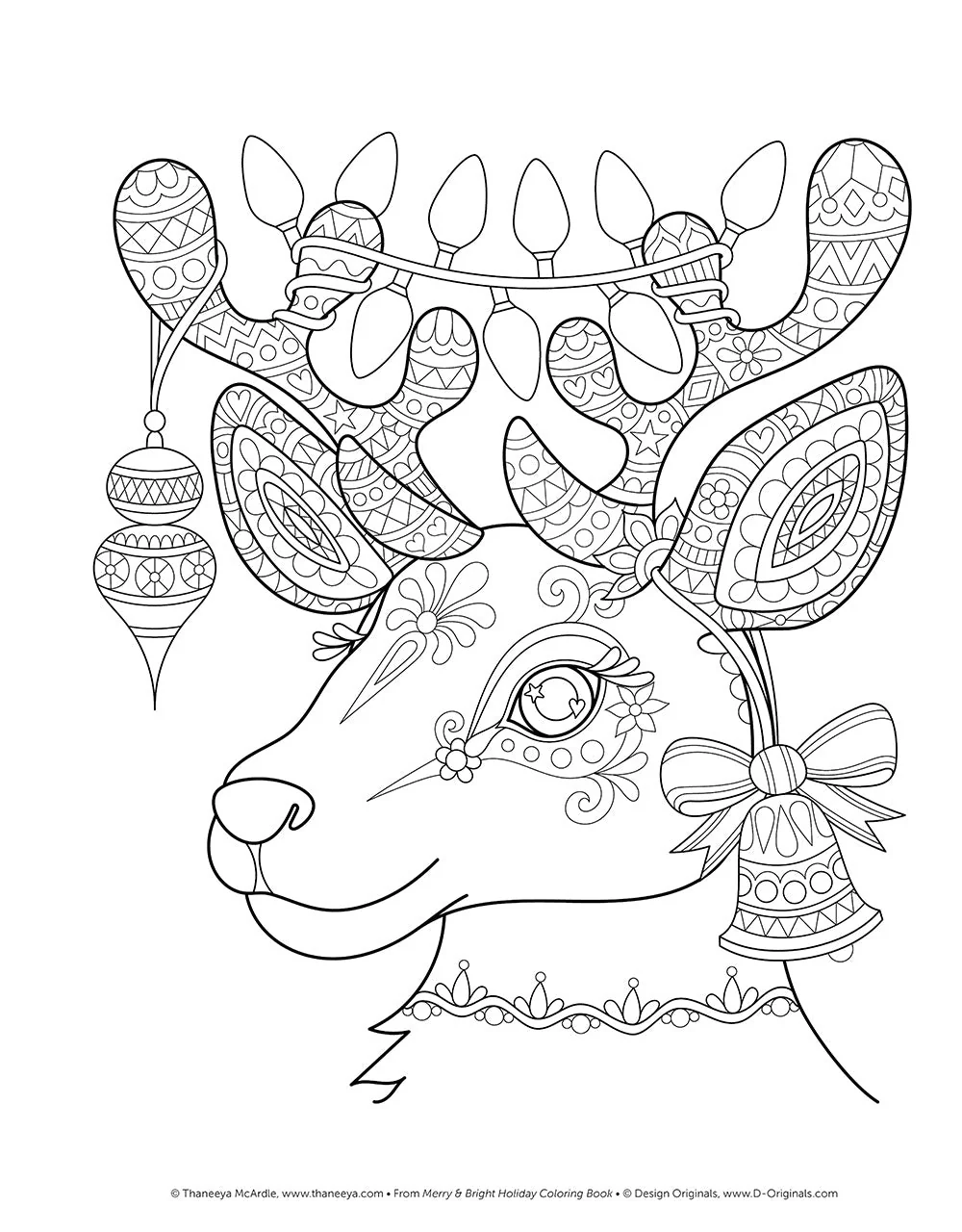 Merry & Bright Holiday Coloring Book - Image 5