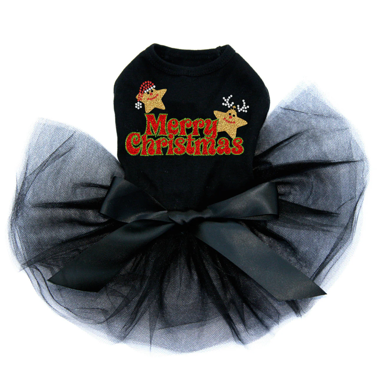 Merry Christmas Glitter Stars - Custom Tutu - Image 3