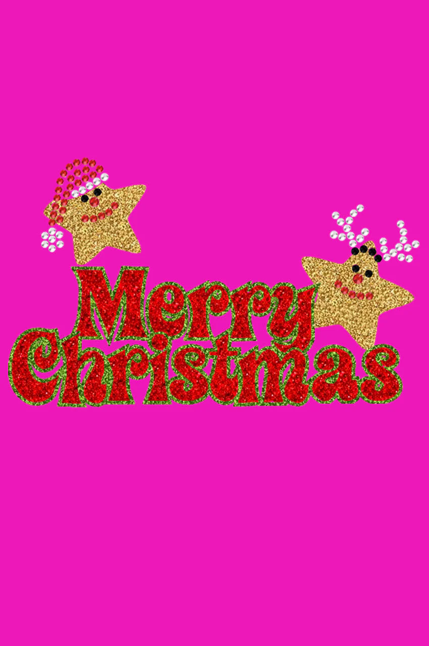 Merry Christmas Glitter Stars - Women's T-shirt - Image 7