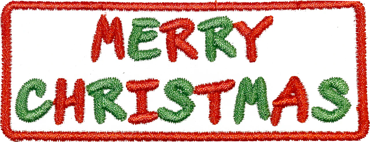 Merry Christmas Patch