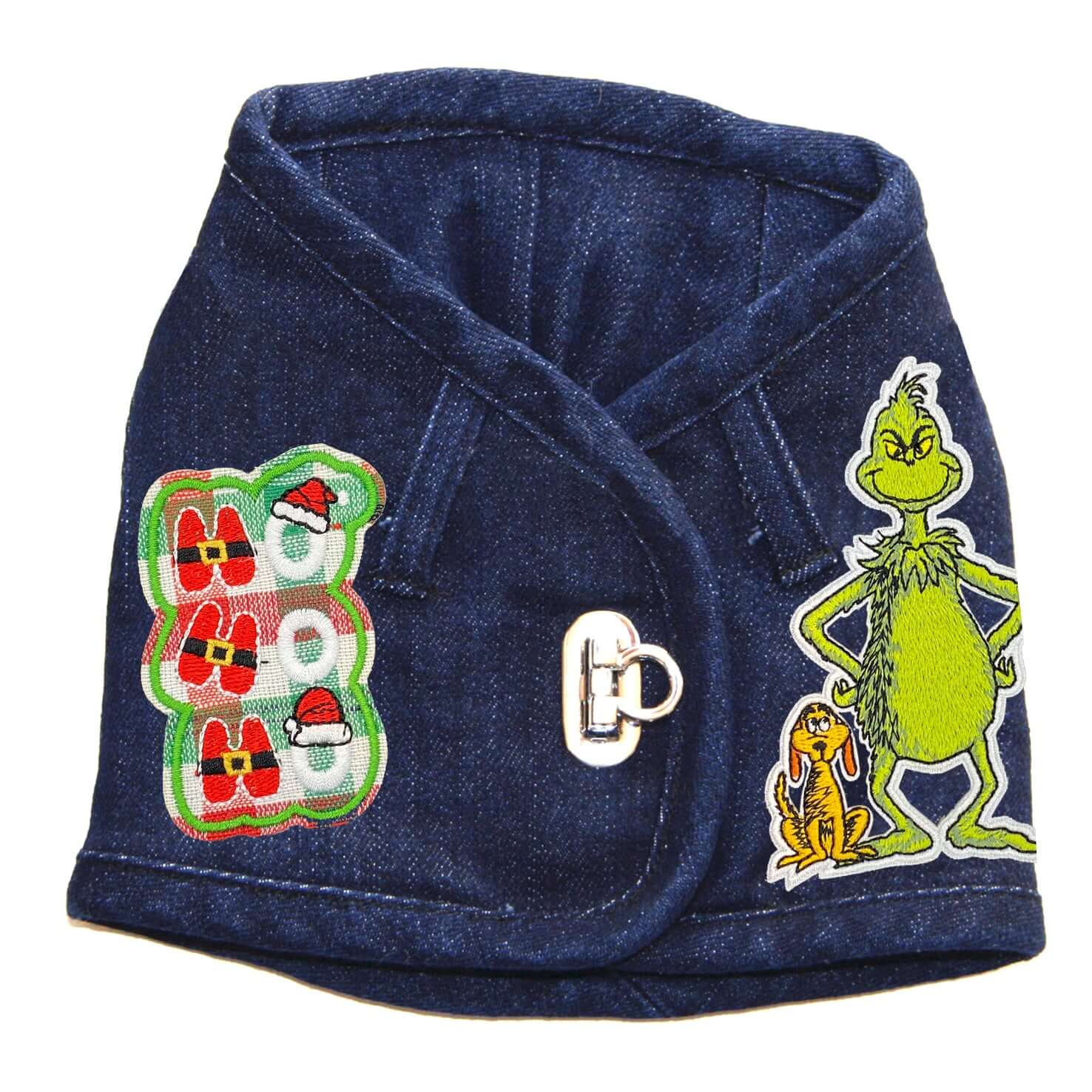 Merry Grinchmas Denim Harness Vest - Image 3