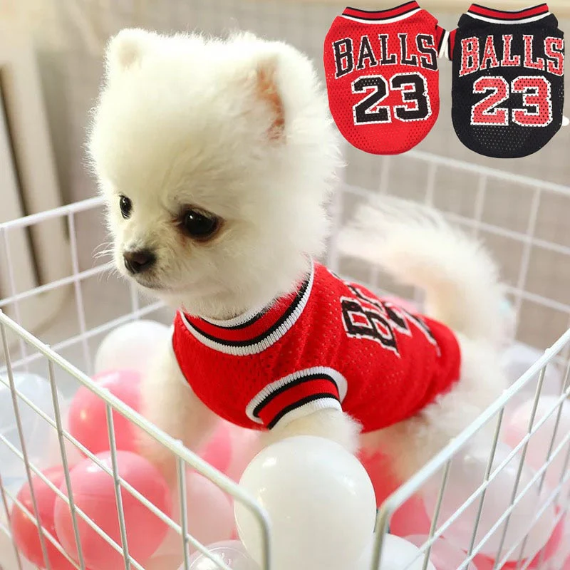 Mesh Basketball Uniform Jersey for Dog Cat Pet - Image 3