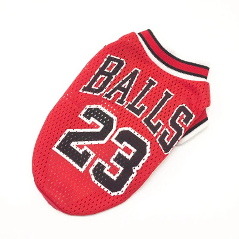 Mesh Basketball Uniform Jersey for Dog Cat Pet - Image 6