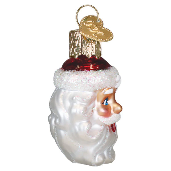 Mini Winking Santa Ornament - Image 3