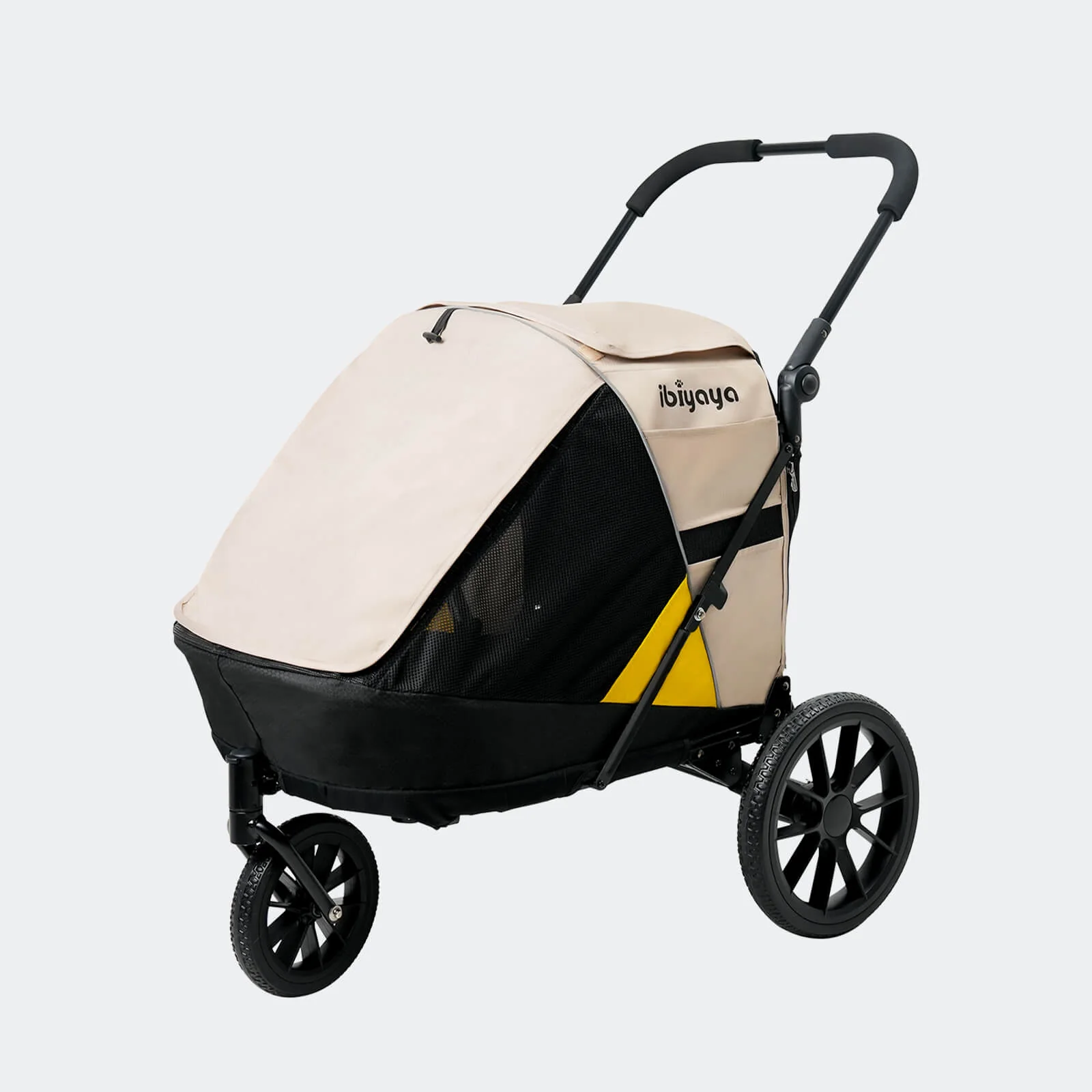 Minika 3-in-1 Pet Stroller System Foldable Dog Bicycle Trailer & Soft Crate Kennel - Image 5