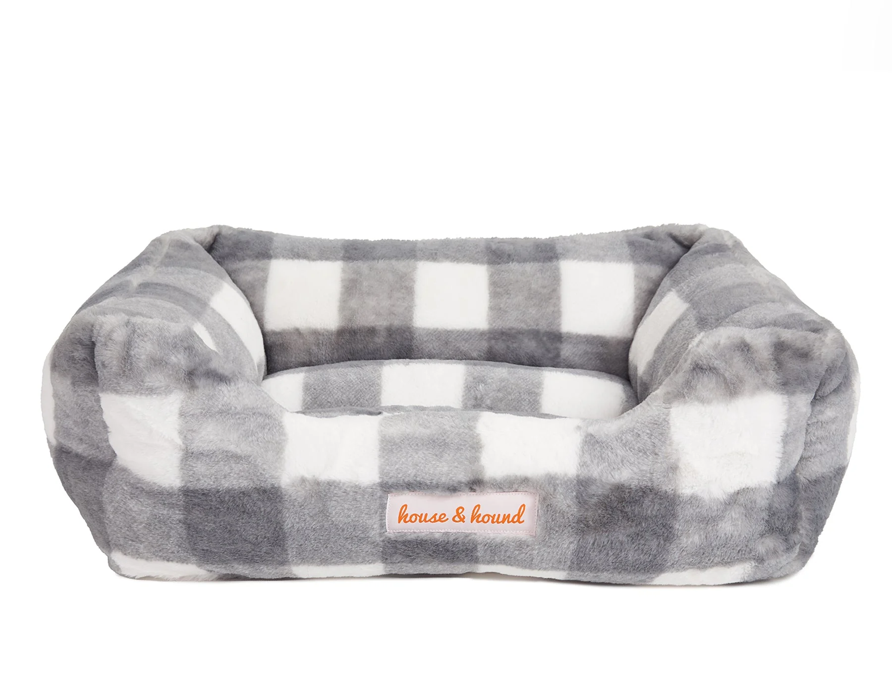 Jax & Bones Mink Relaxer Bed- Grey and White Beds - Image 2
