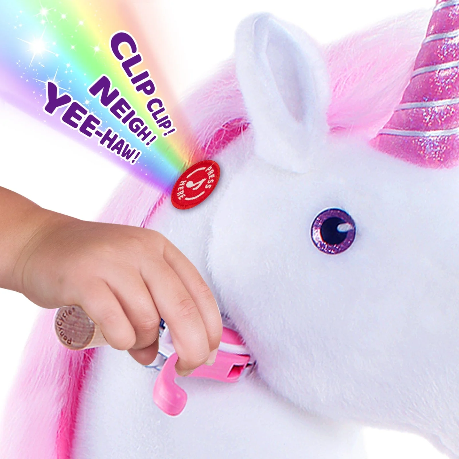 Model U Ride-On Unicorn Age 4-7 Pink - Image 3
