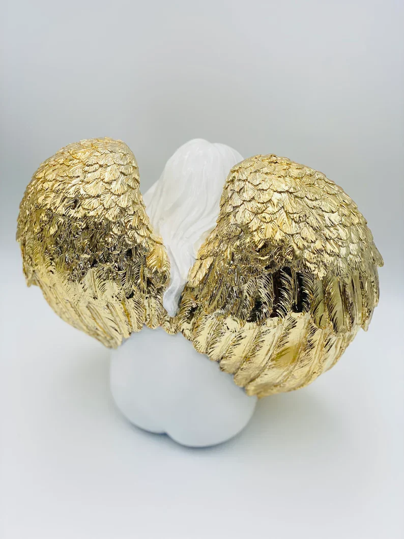 Modern Angel with Luxe Gold Wings - Image 7