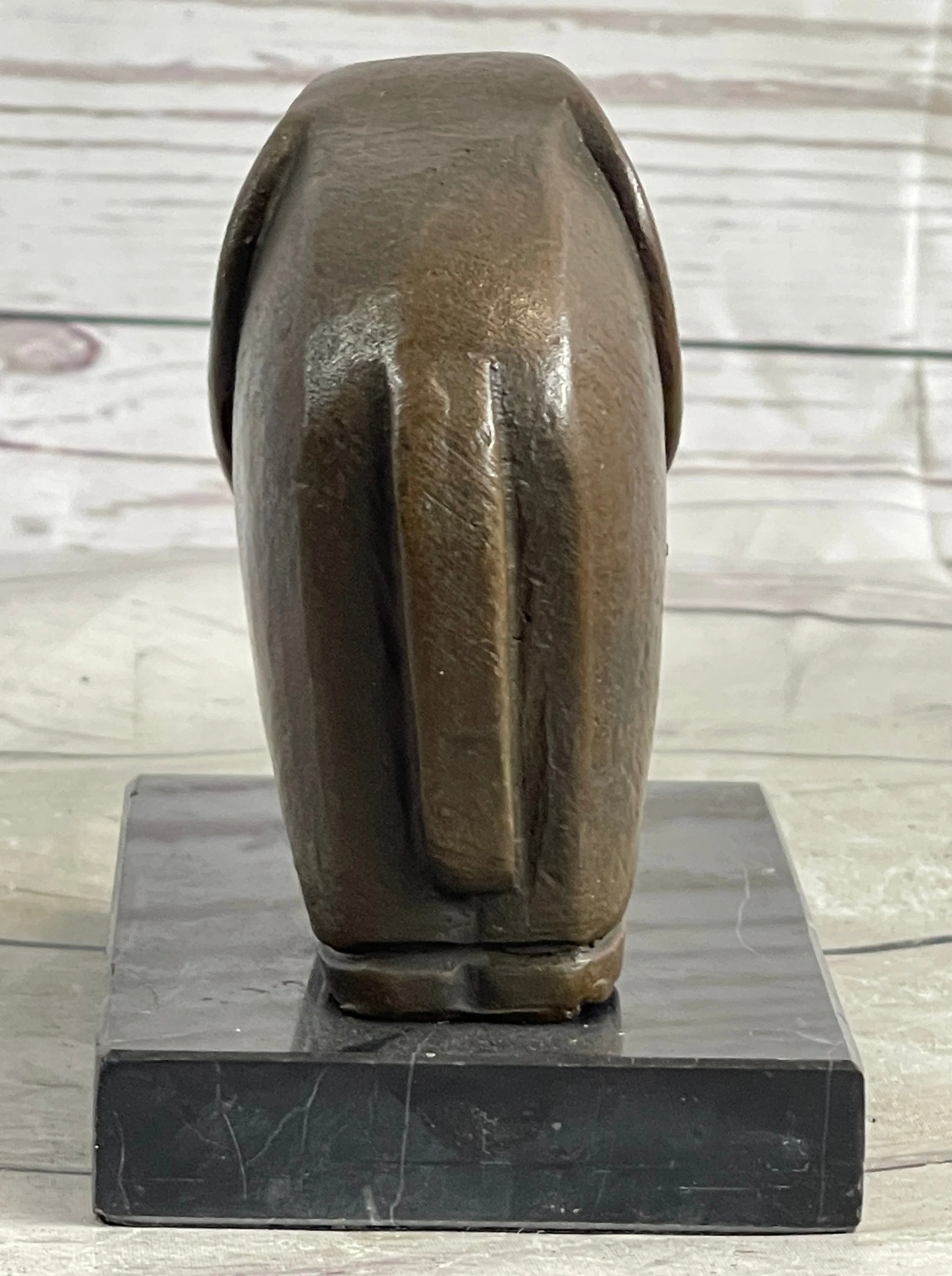 Modern Art Abstract Elephant Bronze Sculpture Statue Signed Dali on Marble Base - Image 6