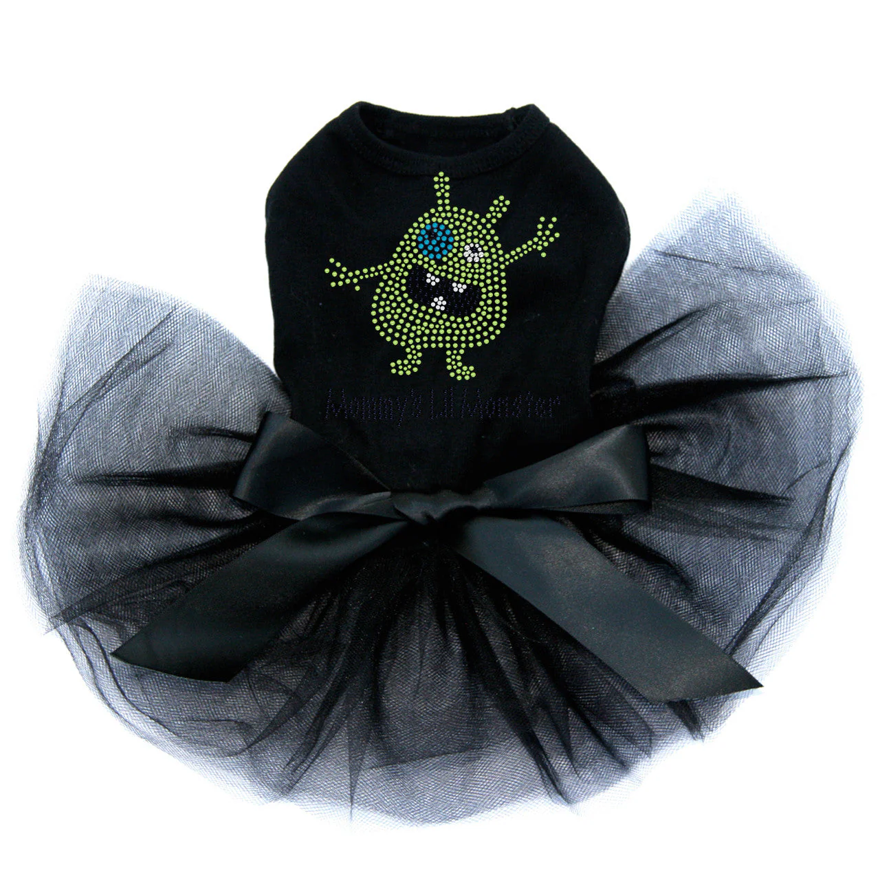 Mommy's Lil Monster Green - Custom Tutu - Image 3