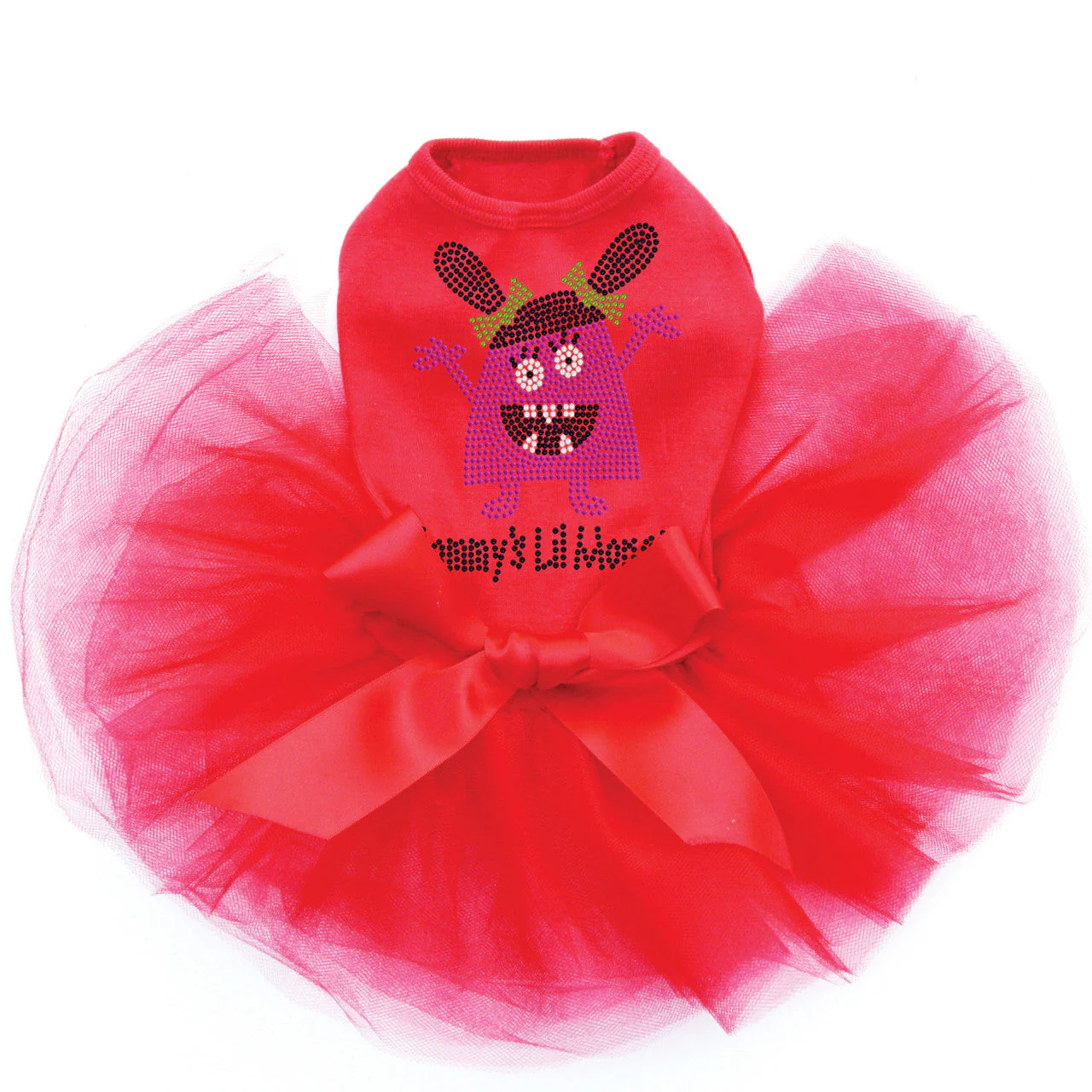 Mommy's Lil Monster Pink - Custom Tutu - Image 3