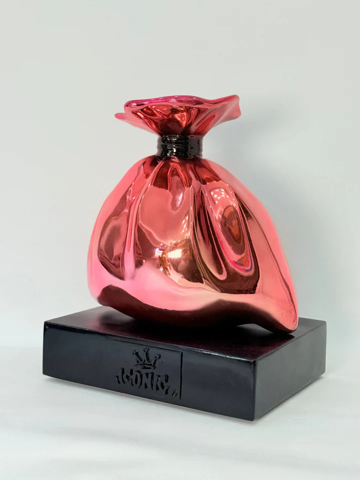 Money Bag Sculpture | Chrome Edition - Image 15