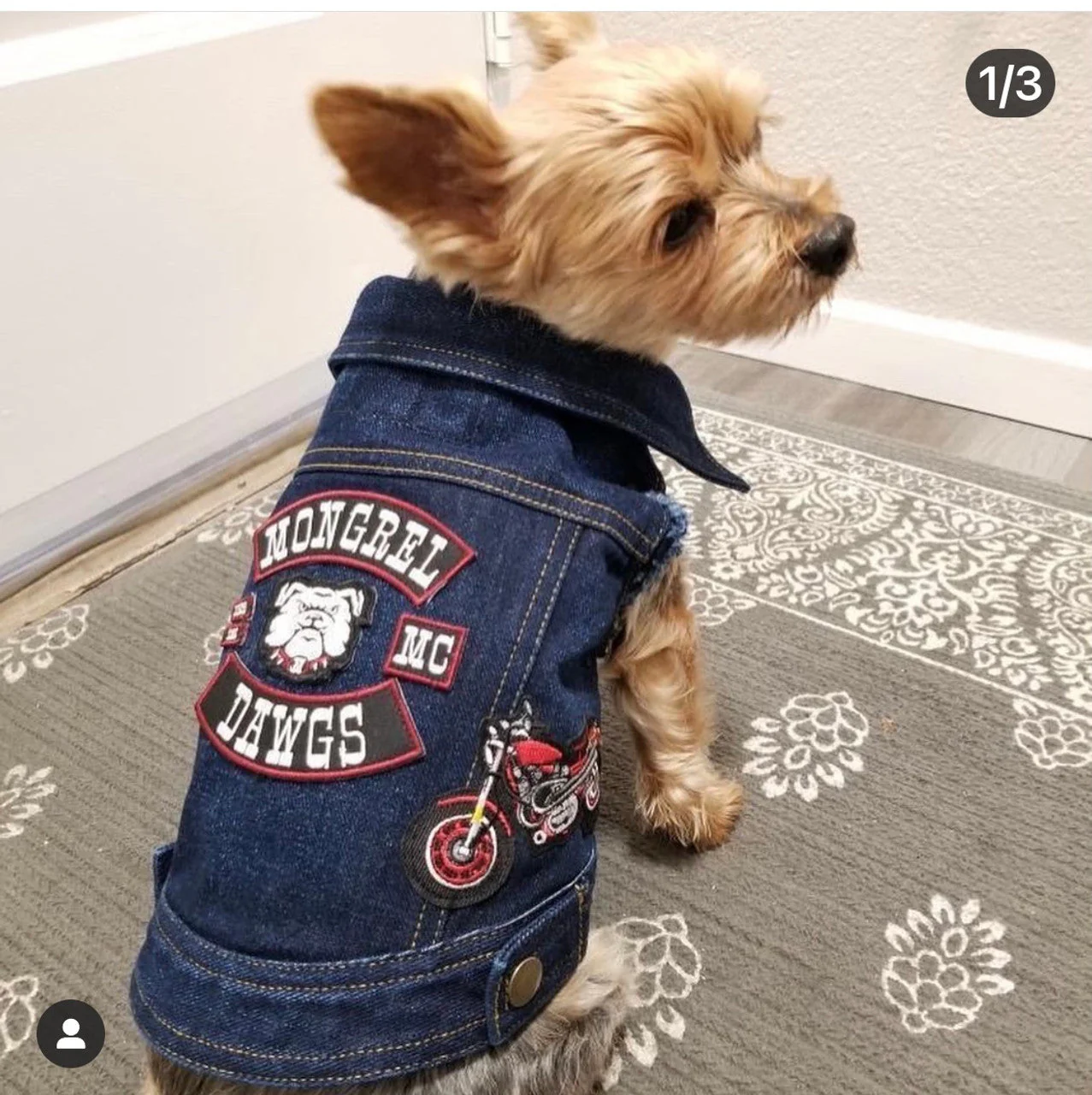 Mongrel Dawgs MC Denim Jacket - Image 9