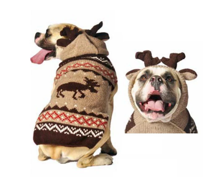 Moosey Hoodie Dog Sweater - Image 3
