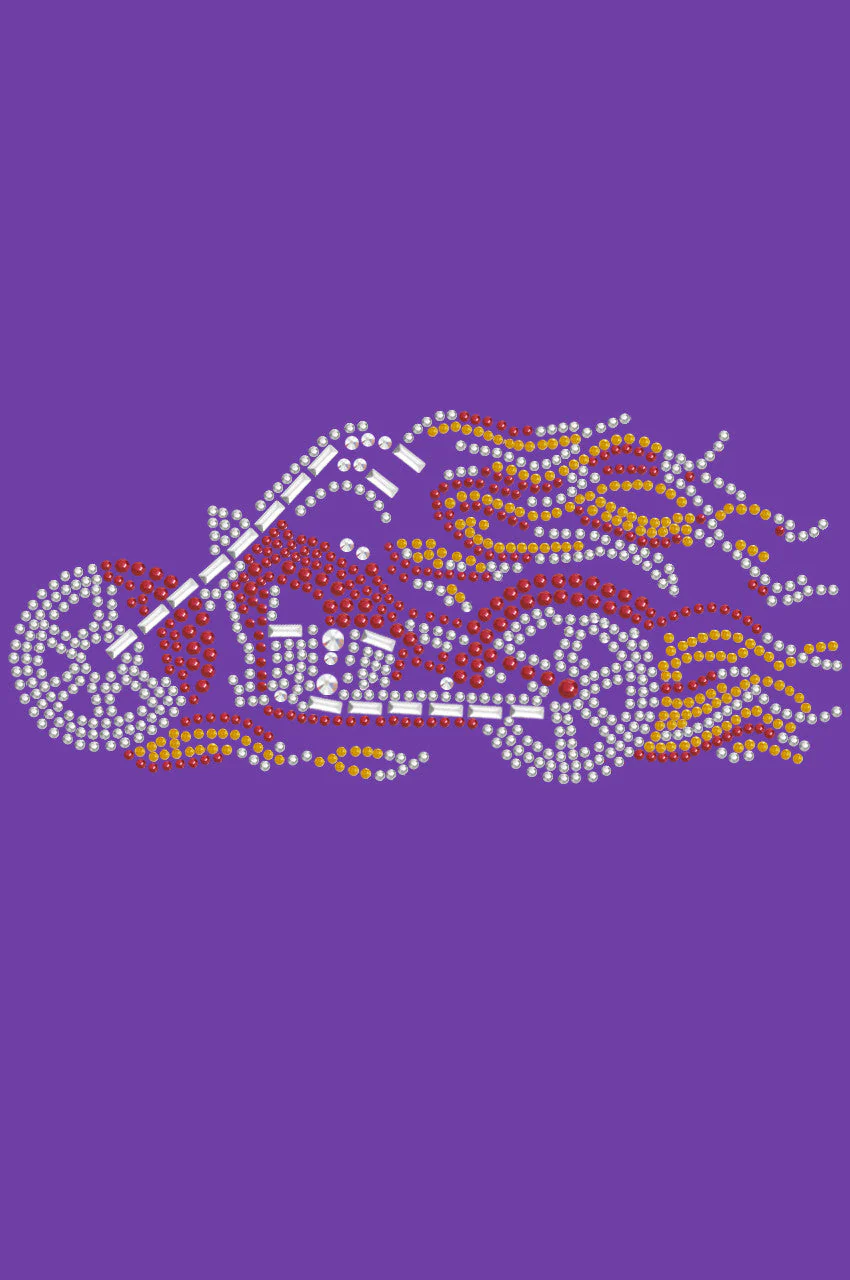 Motorcycle (Red with Flames) - Bandanas - Image 11