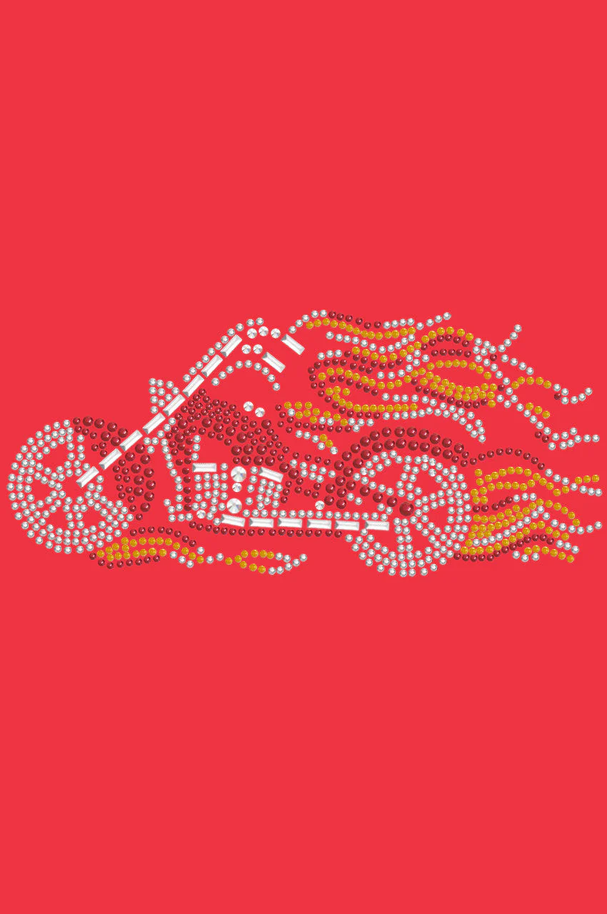 Motorcycle (Red with Flames) - Bandanas - Image 12