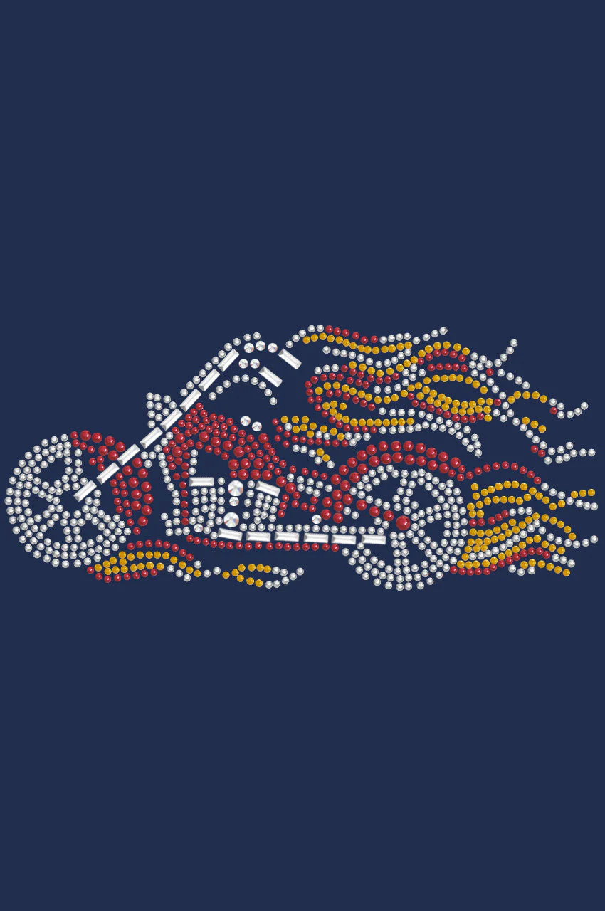 Motorcycle (Red with Flames) - Bandanas - Image 15
