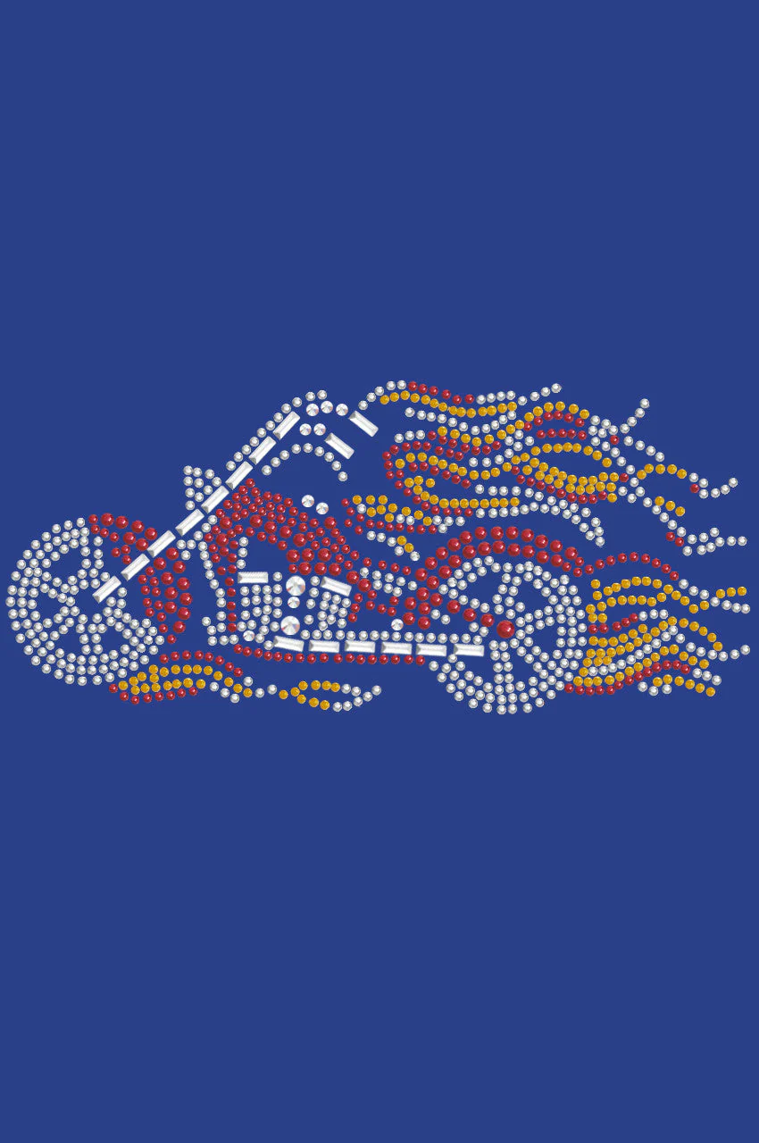 Motorcycle (Red with Flames) - Bandanas - Image 17