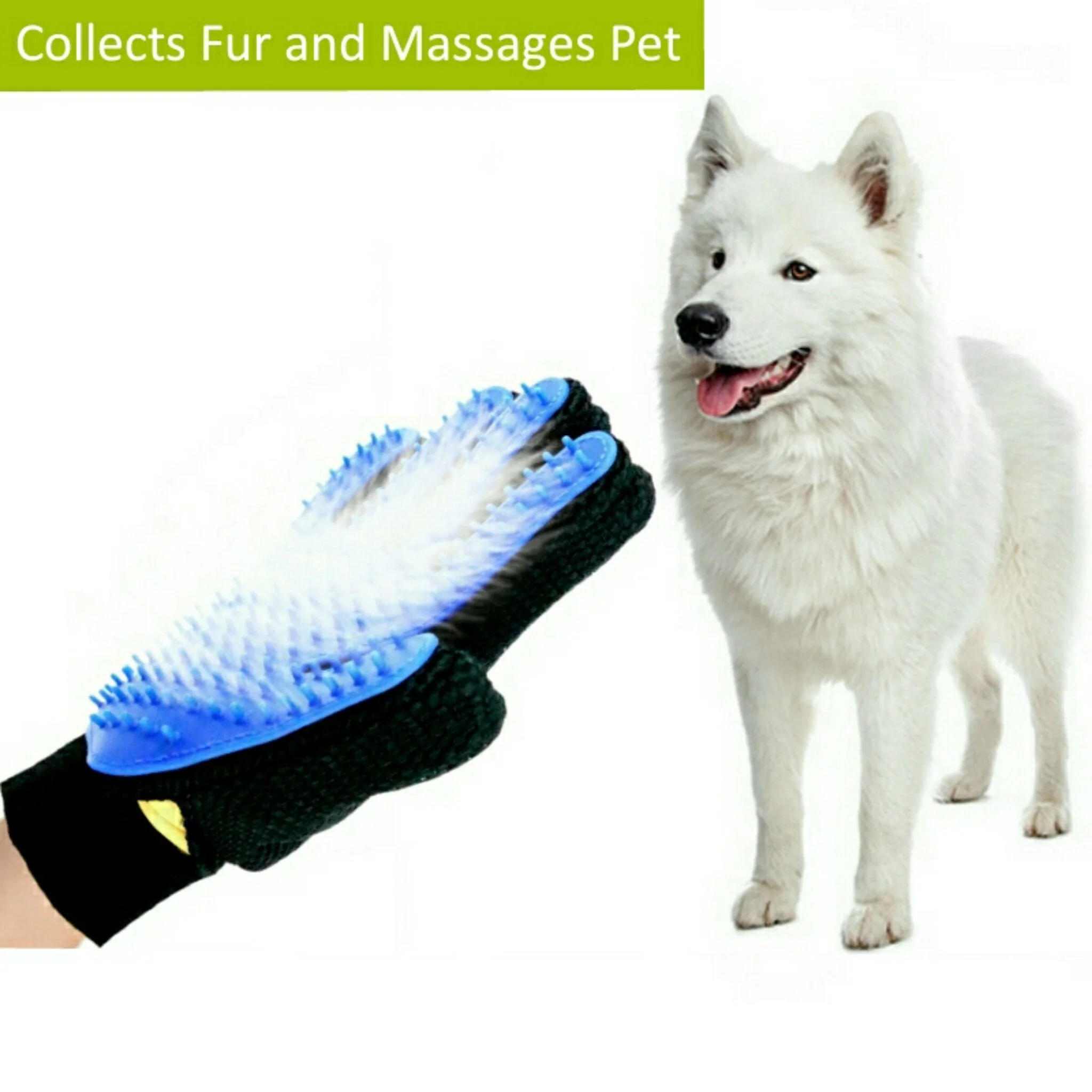 Mr. Peanuts 2 Pak HanD 259 Silicone Pins Pet Grooming Gloves - Image 14