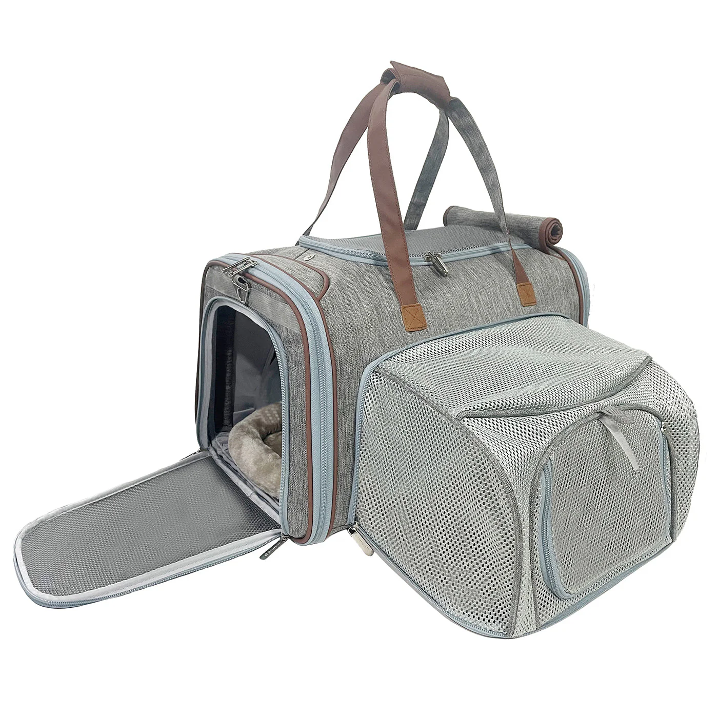 Mr. Peanuts Gold Series Big Apple XL Size Airline Compliant Expandable Pet Carrier - Image 16