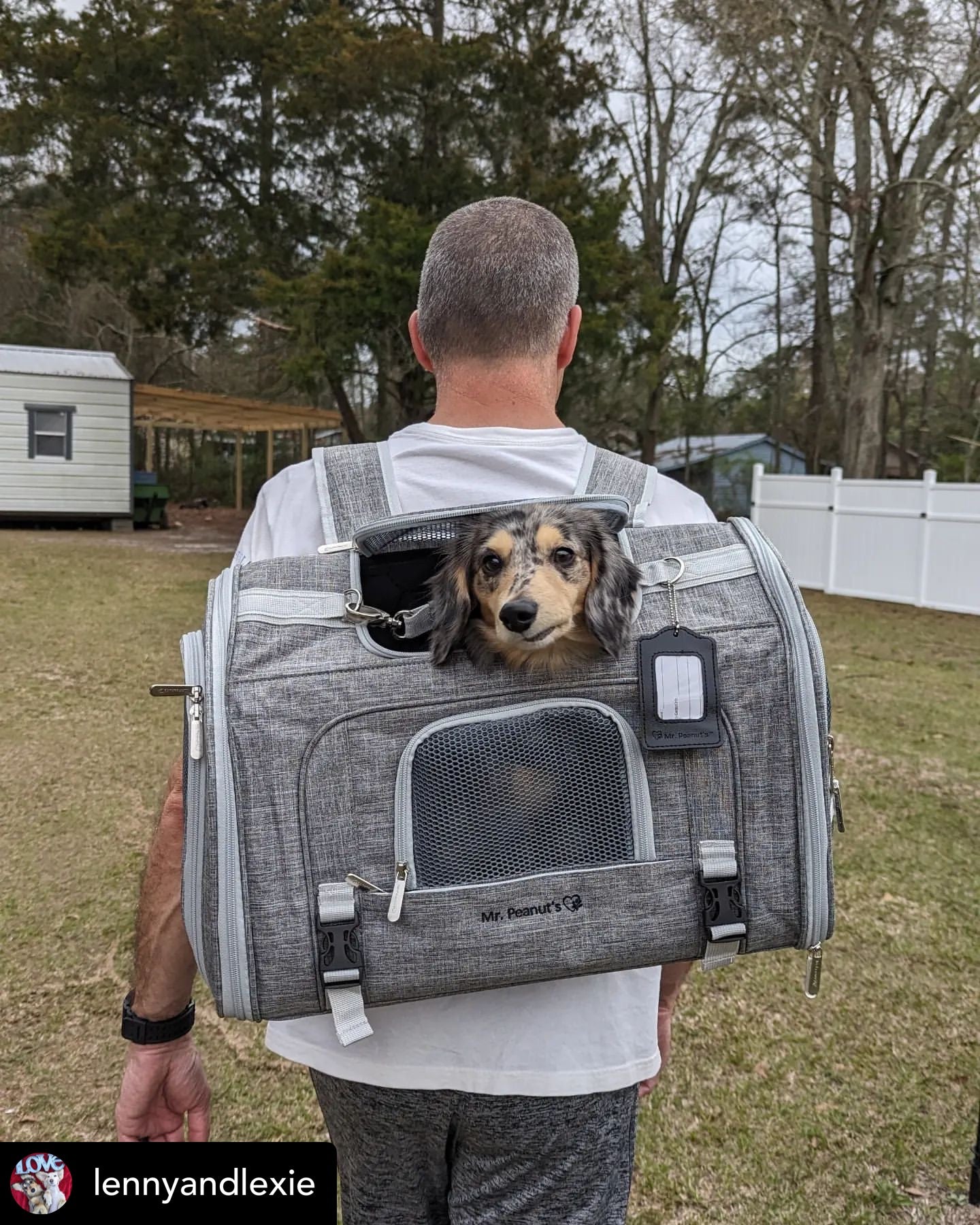 Mr. Peanuts Monterey Series Airline Compliant Horizontal Backpack Pet Carrier - Image 19