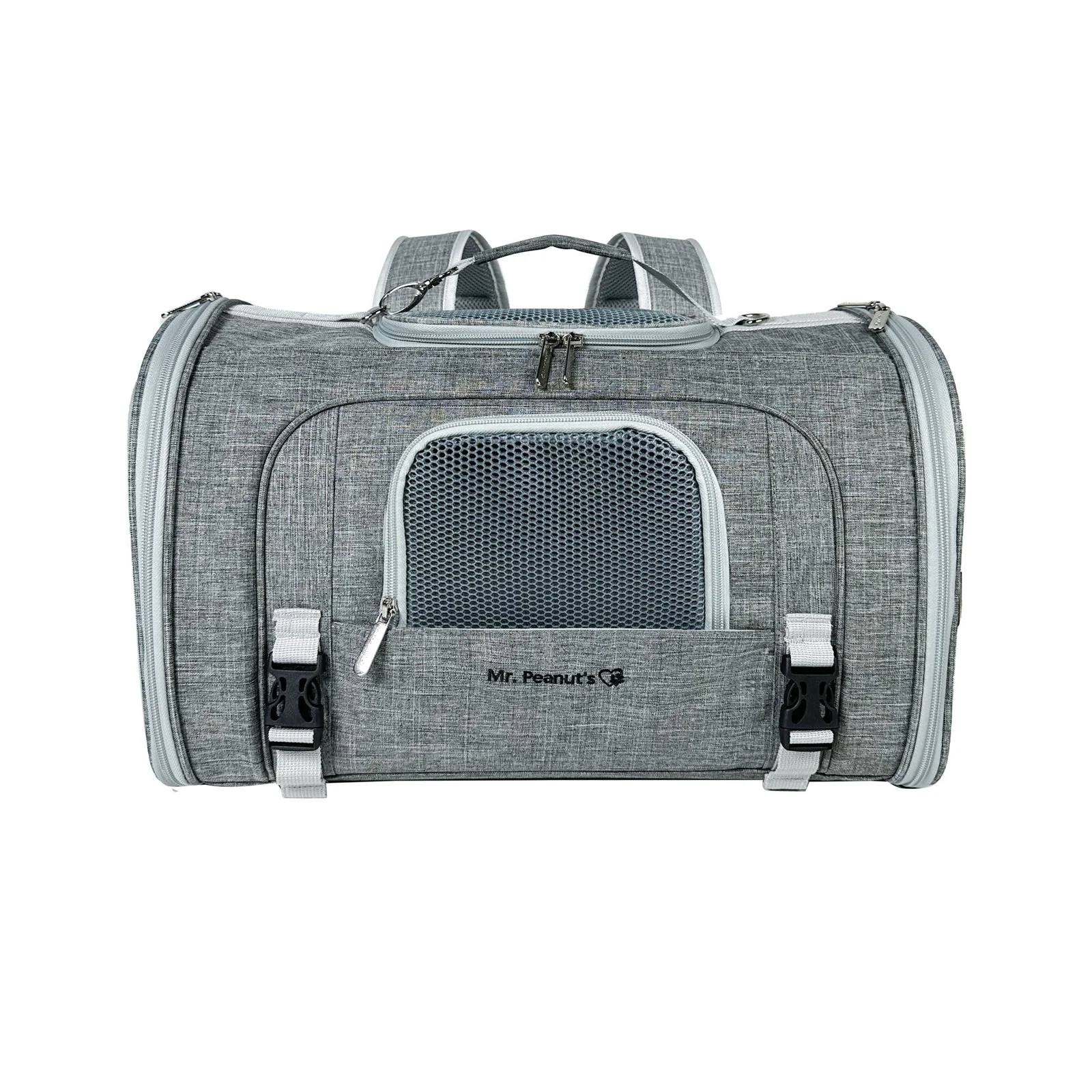 Mr. Peanuts Monterey Series Airline Compliant Horizontal Backpack Pet Carrier - Image 5