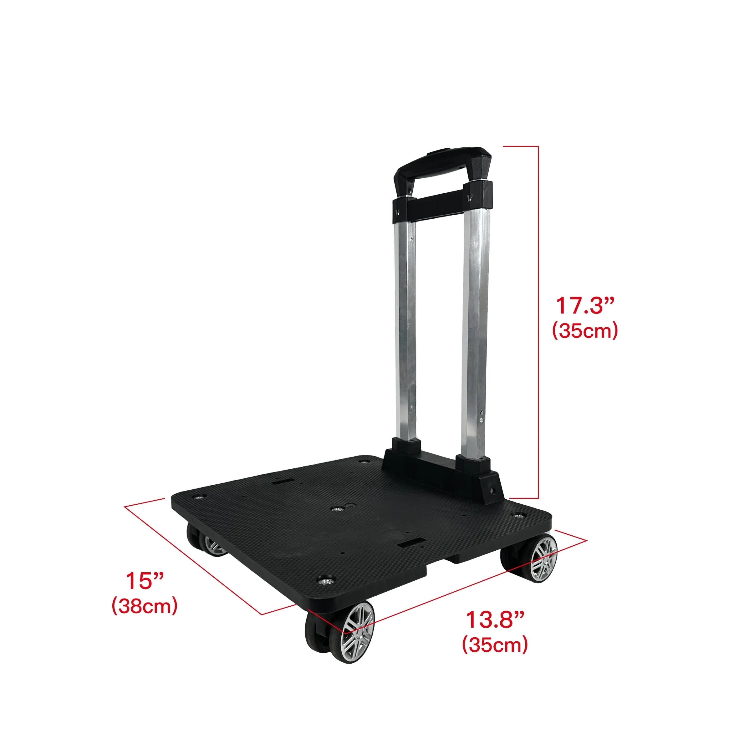 Mr. Peanuts Pet Carrier/Luggage Bag Spinner Wheelbase Luggage Cart - Image 5