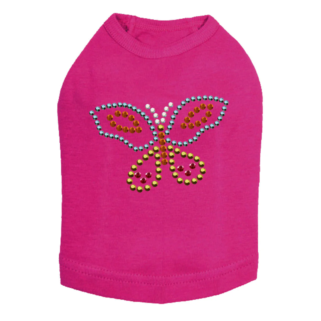 Multicolor Butterfly - Dog Tank - Image 13