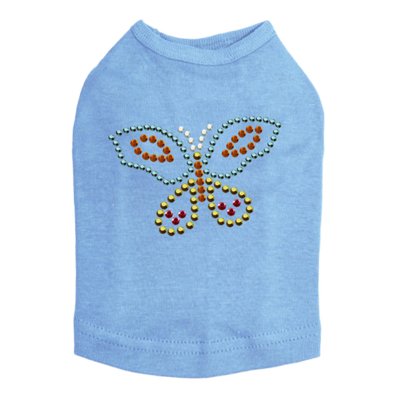 Multicolor Butterfly - Dog Tank - Image 2