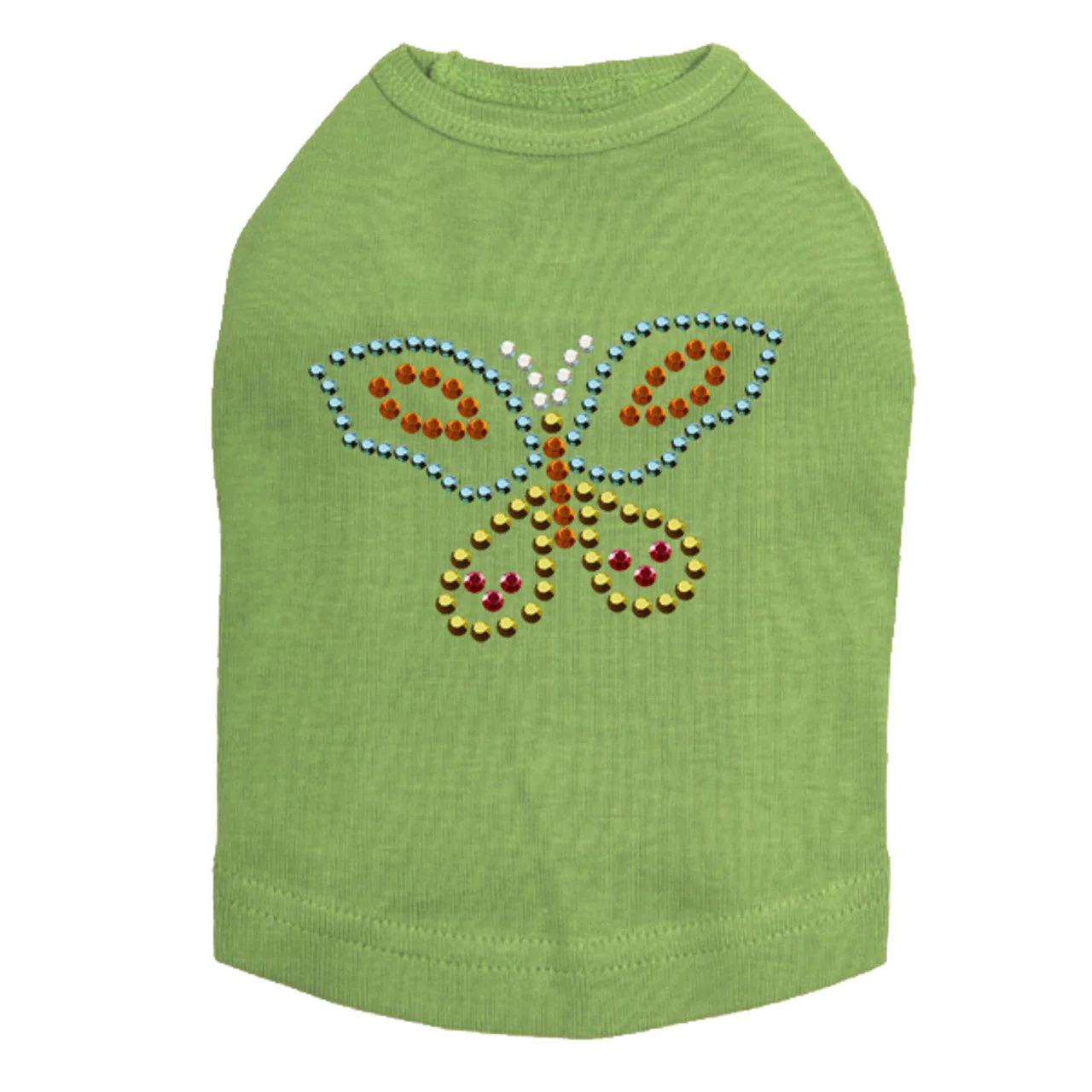Multicolor Butterfly - Dog Tank - Image 6