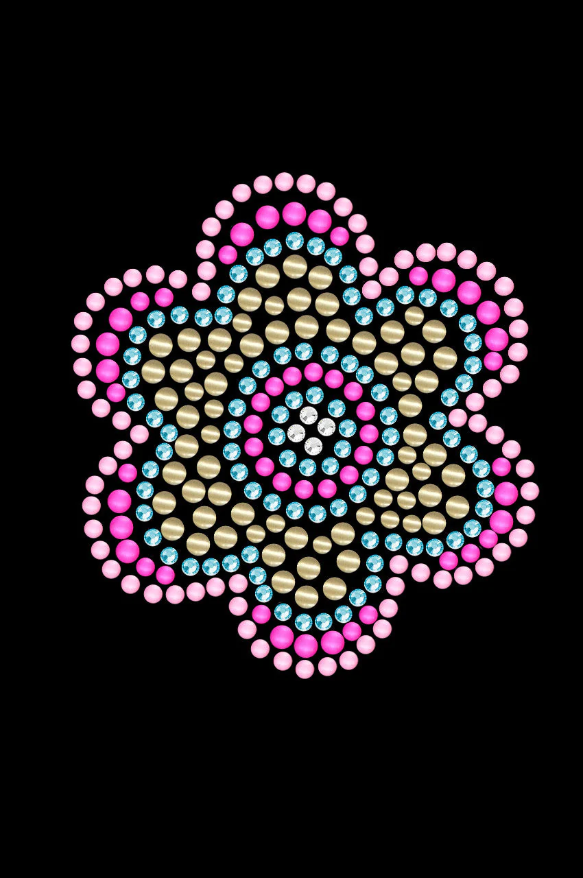 Multicolor Nailhead Flower Custom Tutu