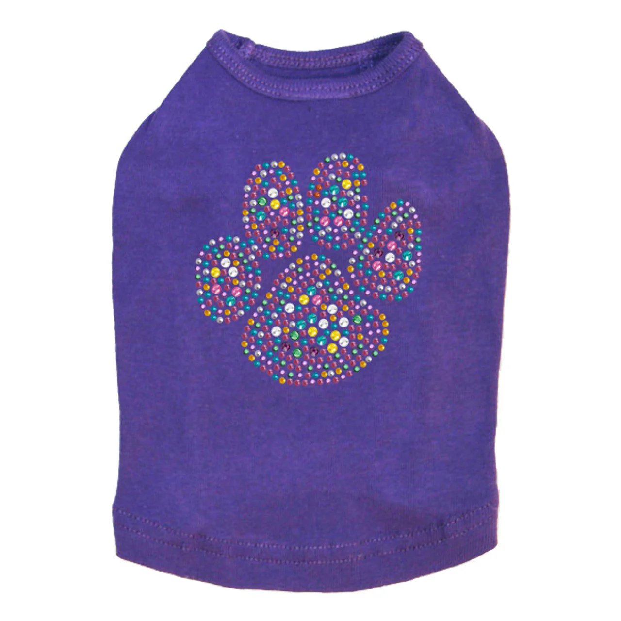 Multicolor Paw - Dog Tank - Image 11