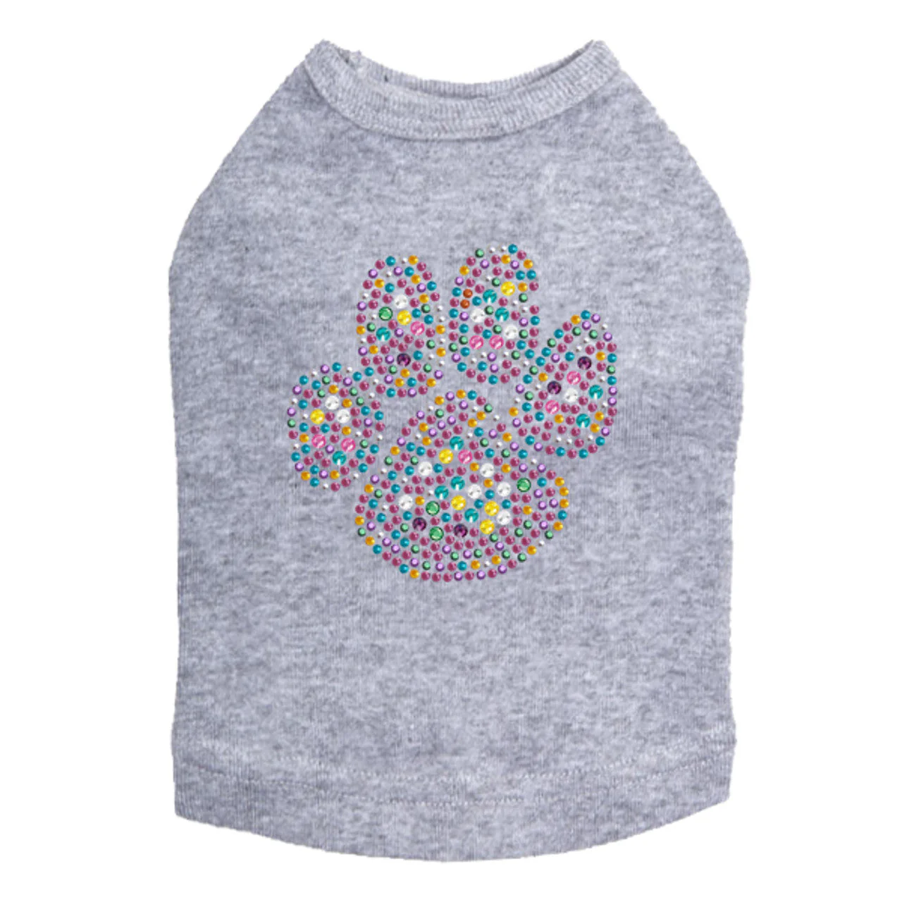 Multicolor Paw - Dog Tank - Image 12