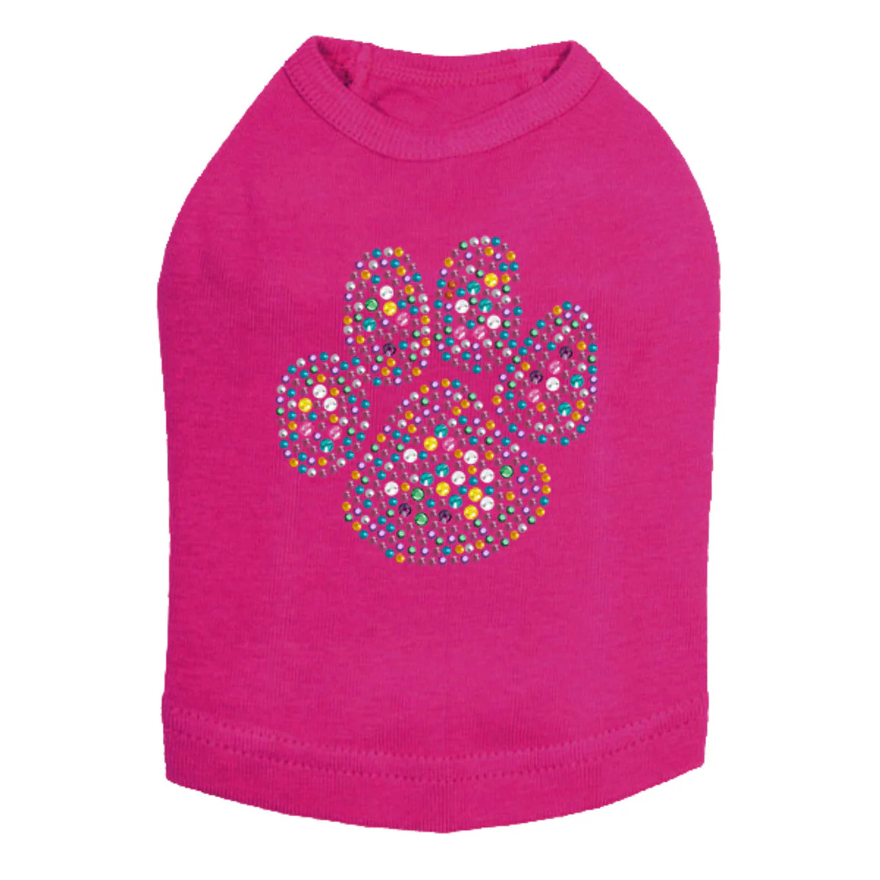 Multicolor Paw - Dog Tank - Image 7